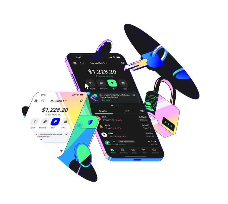 打开QQ浏览器,输入imToken